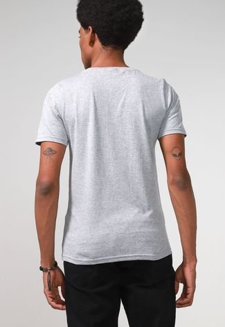 Camiseta Forever 21 Primitive World Cinza