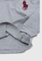 Blusa de Moletom Polo Ralph Lauren Infantil Liso Cinza - Marca Polo Ralph Lauren