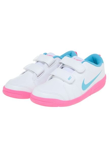Tênis Nike Pico LT TDV Infantil Branco/Rosa/Azul - Marca Nike