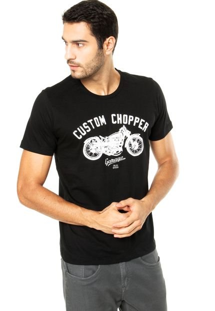 Camiseta Colcci Custom Chopper Preta - Marca Colcci