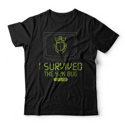 Camiseta Bug Do Milênio - Preto - Marca Studio Geek 