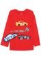 Camiseta Tip Top Infantil Carrinhos Vermelha - Marca Tip Top