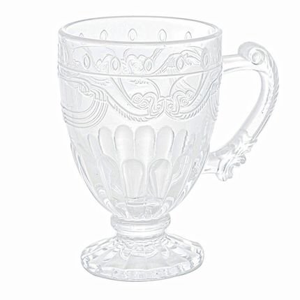 Caneca Xícara de Cristal Imperial Transparente 190mL - Lyor - Marca Lyor