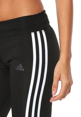 Calça Legging Adidas 3S W Feminino Preto