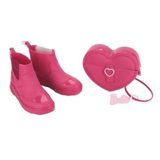 Bota Barbie Grendene Kids Heart Bag 23074 Grendene Rosa
