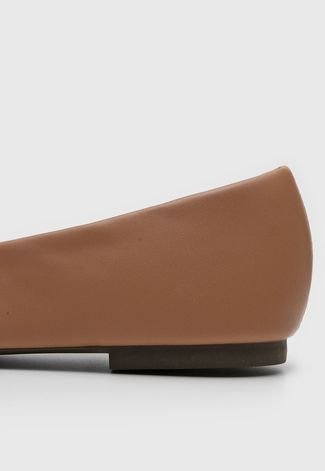 Sapatilha DAFITI SHOES Recortes Nude - Compre Agora