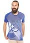 Camiseta Calvin Klein Estampada Azul - Marca Calvin Klein