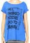 Camiseta Only Fashionistas Go To Haven Azul - Marca Only