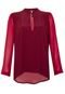 Camisa Colcci Comfort Mandarim Vinho - Marca Colcci