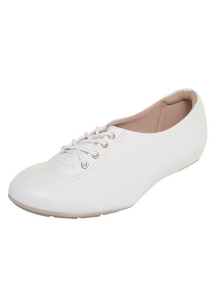 Sapato Modare Cadarço Branco - Marca Modare