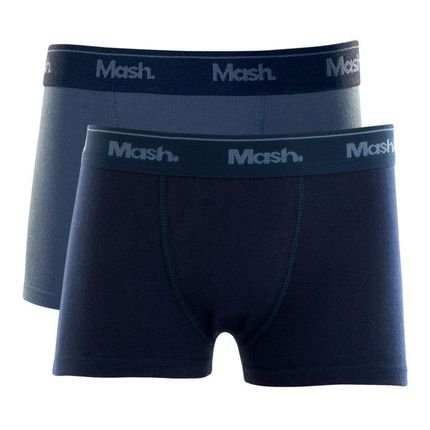 Kit 2 Cuecas Boxer Cotton Infantil Mash - Marca MASH