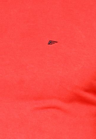 Camiseta Ellus Bordado Vermelha