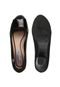 Peep Toe Piccadilly Recorte Preto - Marca Piccadilly