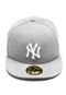 Boné New Era Fitted 5950 New York Yankees Cinza - Marca New Era