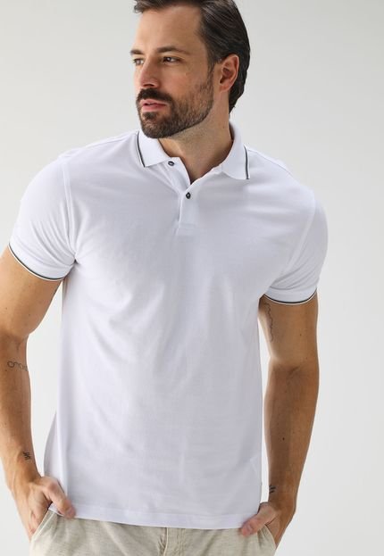 Camisa Polo Aramis Slim Mini Icon Branca - Marca Aramis