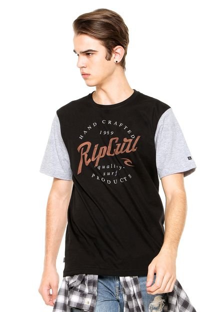 Camiseta Rip Curl Estampada Preta - Marca Rip Curl