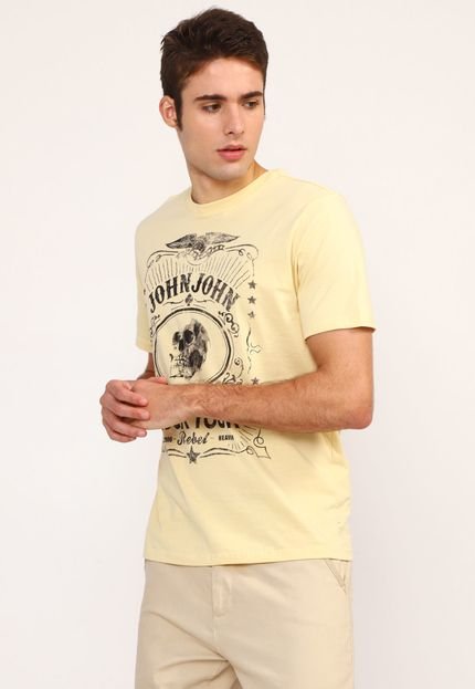 Camiseta John John Rock Tour Amarela - Marca John John