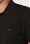 Camisa Polo Aramis Reta Logo Marrom - Marca Aramis
