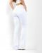 Calça Feminina Flare Basica  22610  Branco Consciência - Marca Consciência
