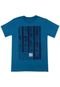 Camiseta Menino Estampa Frontal Azul - Marca Extreme