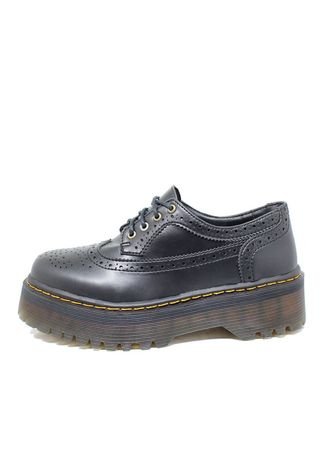 Sapato Oxford Estilo Veggie Greta Preto