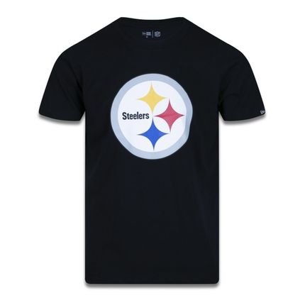 Camiseta New Era Regular Pittsburgh Steelers Preto - Marca New Era