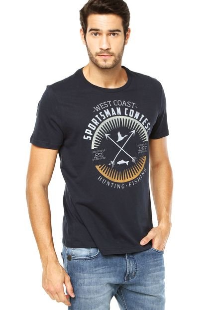 Camiseta West Coast Contest Azul - Marca West Coast