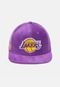 Boné Mitchell & Ness NBA All Directions Snapback Los Angeles Lakers Roxo - Marca Mitchell & Ness