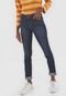 Calça Jeans Lacoste Skinny Estonada Azul-Marinho - Marca Lacoste