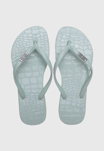 Chinelo Santa Lolla Flip Flop Croco Verde - Marca Santa Lolla