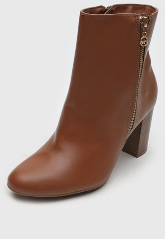 Bota via marte hot sale caramelo cano curto