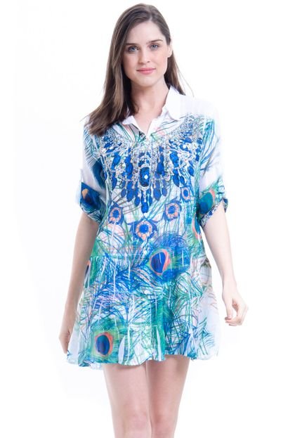 Chemise 101 Resort Wear Azul - Marca 101 Resort Wear