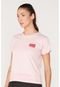 Camiseta Ecko Feminina Estampada Rosê - Marca Ecko
