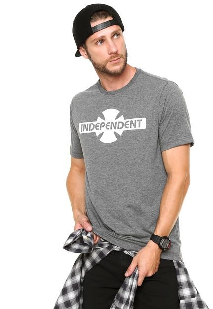 Camiseta Independent Estampada Cinza - Marca Independent
