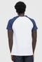 Camiseta RVCA Test Scan Branca/Azul-Marinho - Marca RVCA