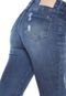 Calça Jeans Dzarm Reta Cropped Azul - Marca Dzarm