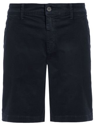 Bermuda Calvin Klein Jeans Masculina Sarja Chino Pockets Azul Marinho