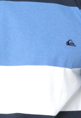 Camiseta Quiksilver Brasil Line Sleeve Azul