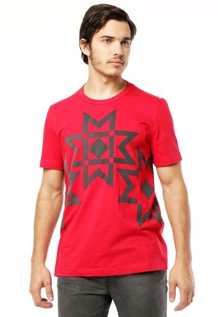 Camiseta Herchcovitch;Alexandre Símbolos Vermelha - Marca Herchcovitch;Alexandre