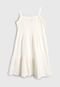 Vestido Kamylus Canelado Off-White - Marca Kamylus