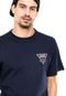 Camiseta Vans Classic Side Stripe Azul-Marinho - Marca Vans