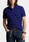 Camisa Polo Polo Ralph Lauren Regular Listrada Azul - Marca Polo Ralph Lauren