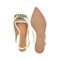 Sapatilha Feminina Bico Fino Mule Slingback CM Calçados Corrente Branco - Marca Monte Shoes