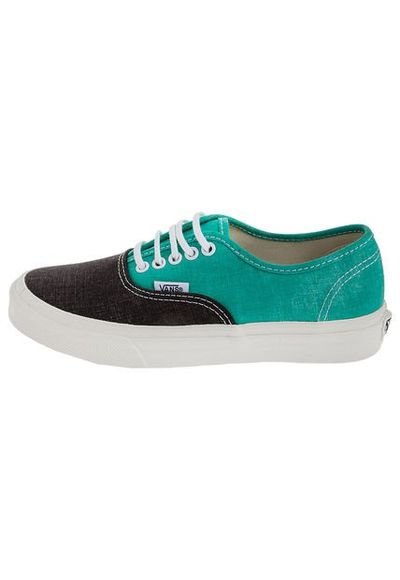 Vans grises con verde top