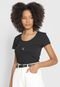 Blusa Calvin Klein Jeans Logo Preta - Marca Calvin Klein Jeans