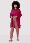 Cardigan Alongado Plus Size com Manga Bufante - Marca Lunender