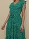 Vestido Alice Floral Mini Verde - Marca Aura