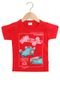 Camiseta Elian Manga Curta Menino Vermelha - Marca Elian