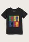 Camiseta Infantil Reserva Mini Full Print Preta - Marca Reserva Mini