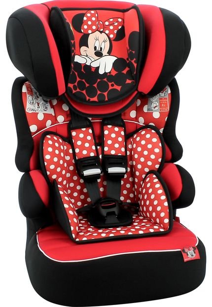 Cadeira para Auto 9 a 36kg Disney Beline Luxe Minnie Mouse Red - Marca Disney